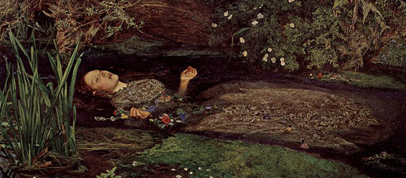 Das wohl bekannteste Gemälde für das Elizabeth Eleanor Siddal Model stand ist ”Ophelia“ von John Everett_Millais